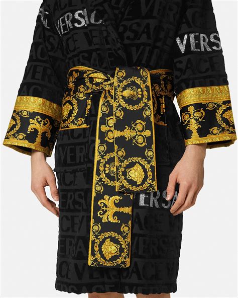 versace bath rob|versace bathrobe women.